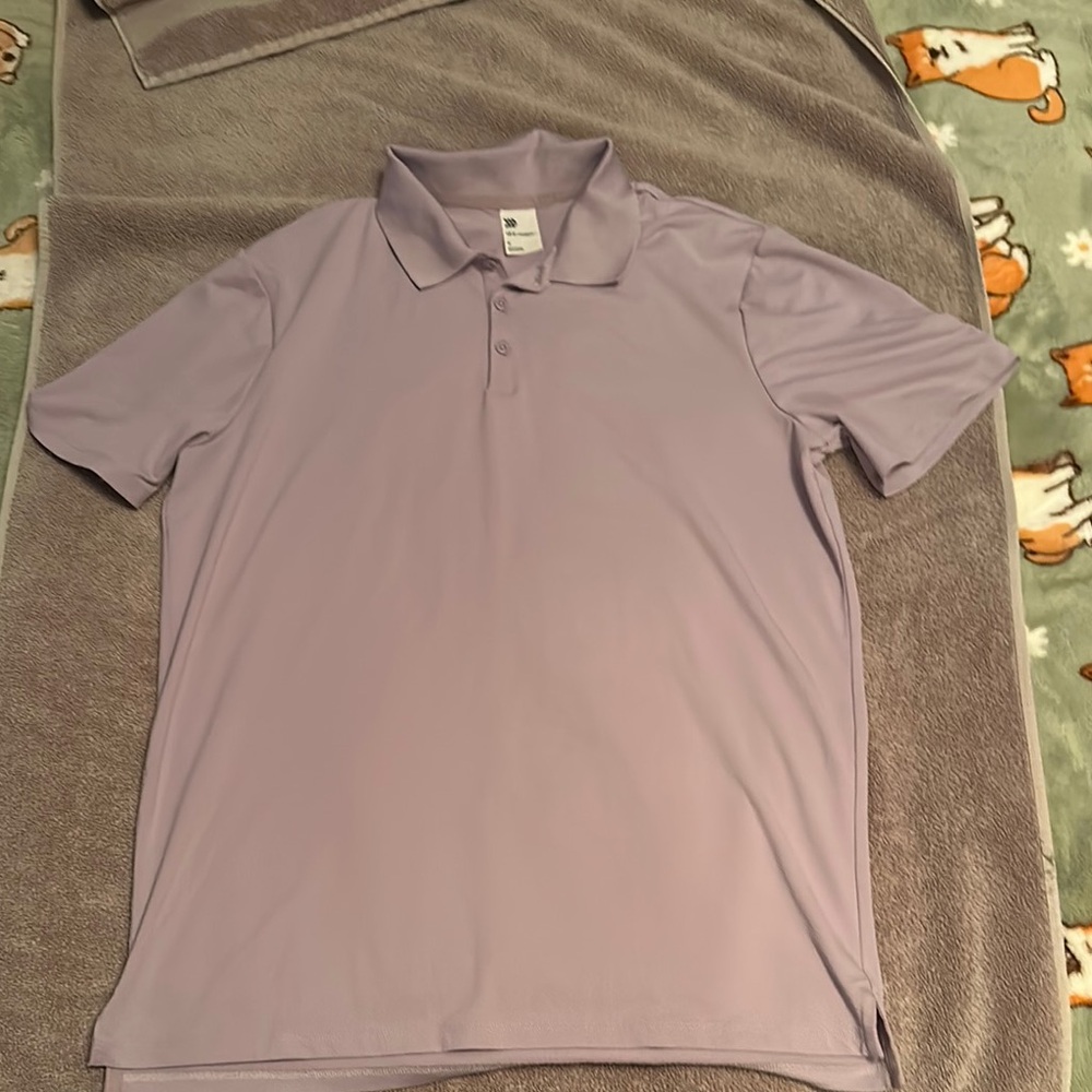 All in Motion Light Purple Men's Polo Shirt